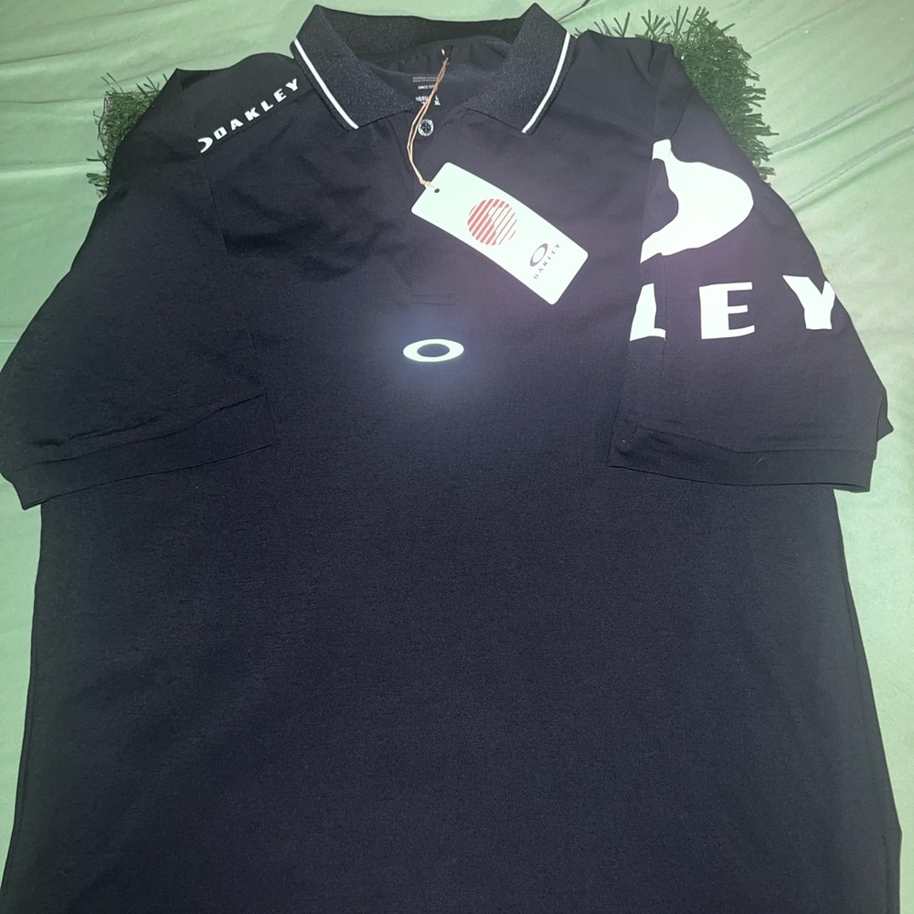 NWT OAKLEY Polo Golf Shirt RARE JAPAN COLLECTION Large MENS
